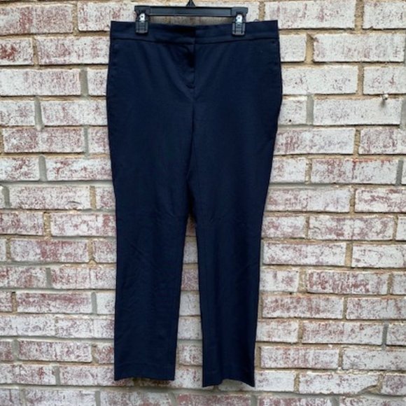 Ann Taylor navy blue ankle pants size 0P - Picture 1 of 9